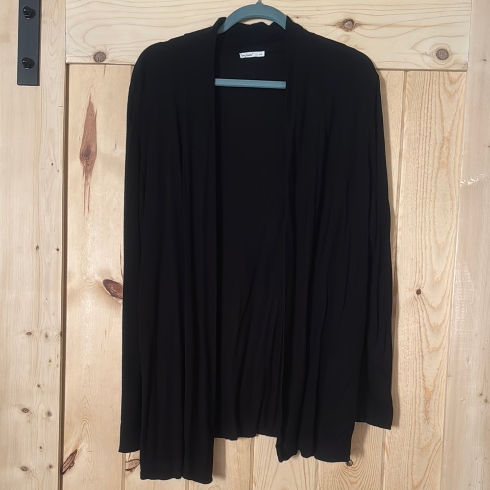 Tony Bowls Black Knit Cardigan Sweater